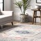 Nuloom Chase Faded Vintage Medallion Area Rug 8ft x 10ft RZBD105A-8010 - alternate 5